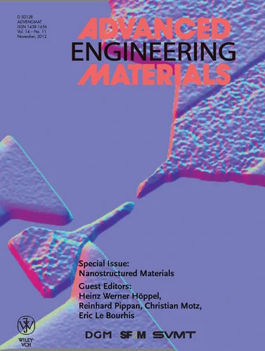 Advanced Engineering Materials cover, Nov 2012