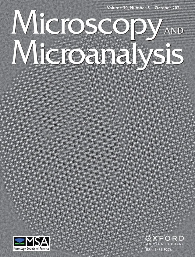 Microscopy and Microanalysis cover, Oct 2024